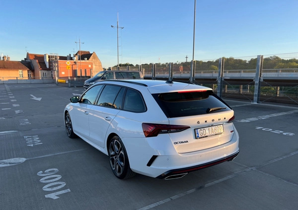 Skoda Octavia cena 149000 przebieg: 79550, rok produkcji 2021 z Gdańsk małe 277